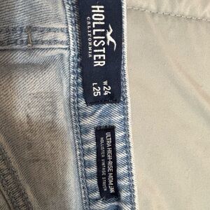 Hollister Light Blue Denim with Brown Patch
